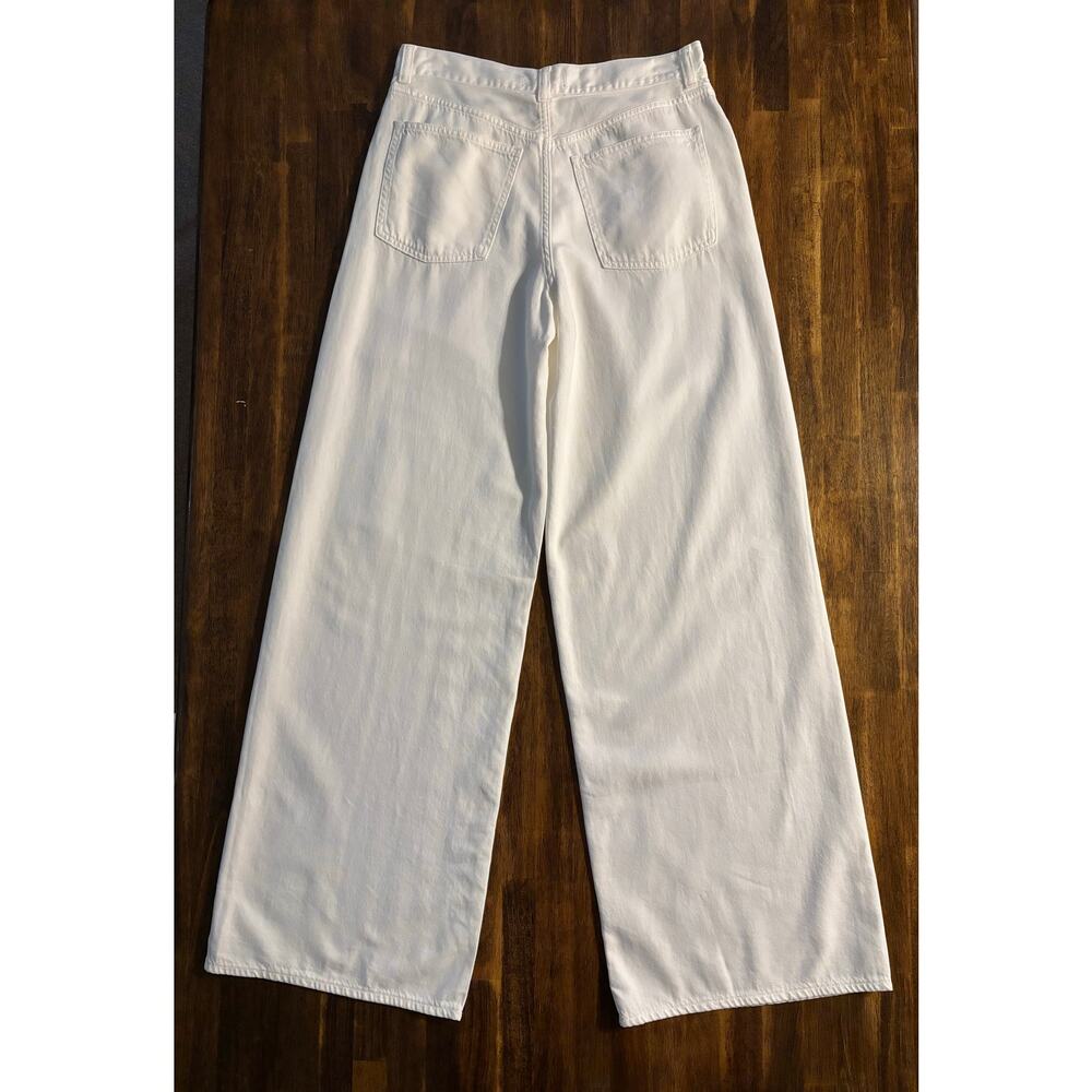 Madewell White Wide-Leg Jeans - Picture 6 of 16